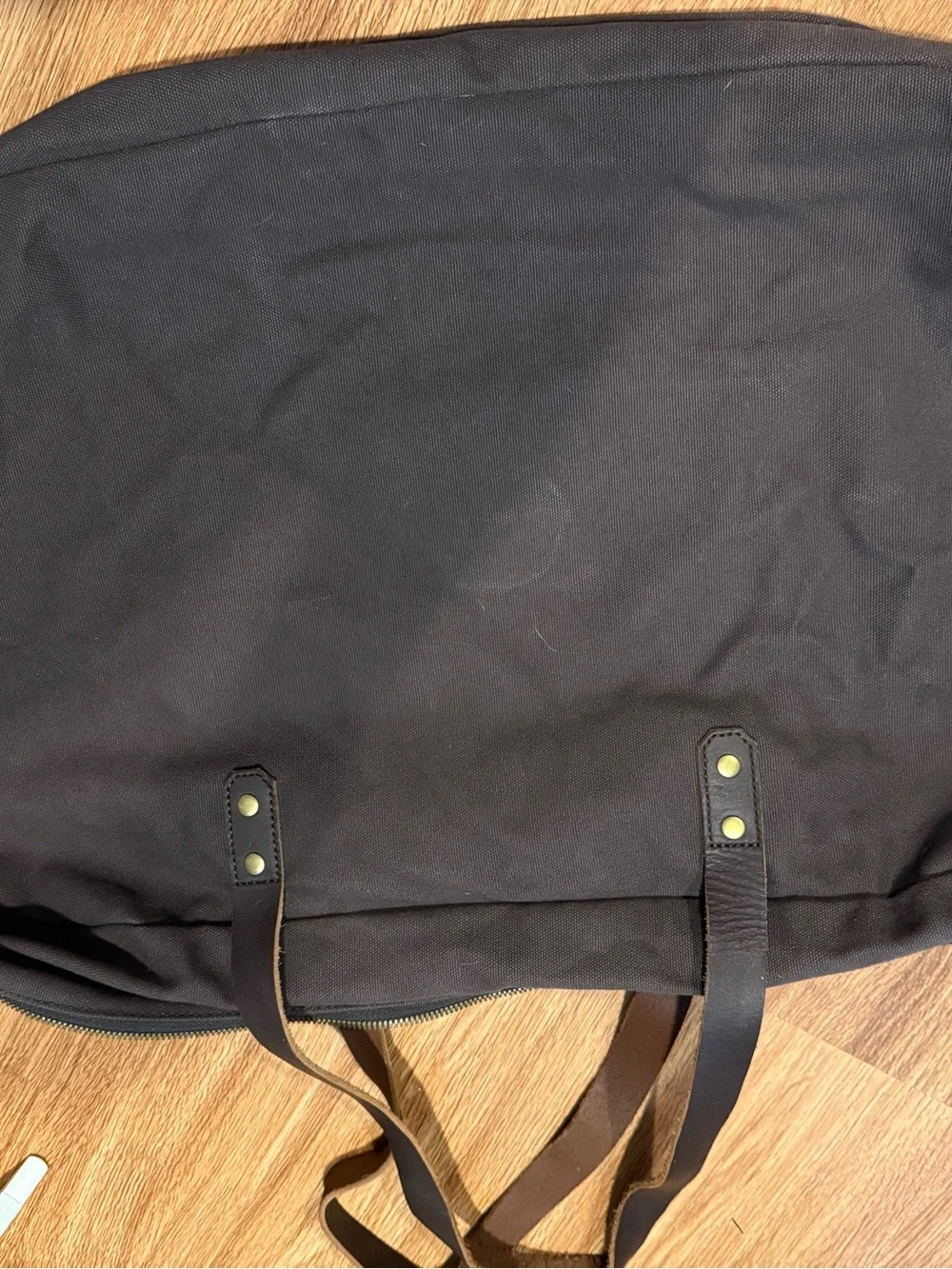 Line of Trade Canvas Weekender Duffel in Dark Brown